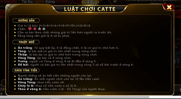 Trải Nghiệm Catte Đỉnh Cao Tại HitClub Nơi Khẳng Định Bản Lĩnh Cao Thủ Bài Bạc