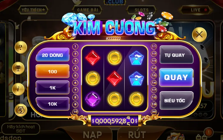 Trải Nghiệm Minigame Kim Cương Tại HitClub Đẳng Cấp Thượng Lưu Với Lối Chơi Độc Đáo