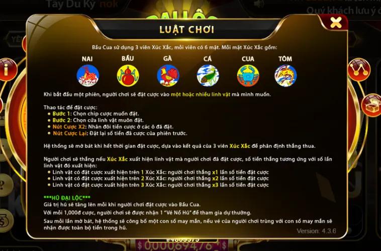 Siêu Phẩm Minigame Bầu Cua Mini Tại HitClub Đỉnh Cao Của Sự May Mắn