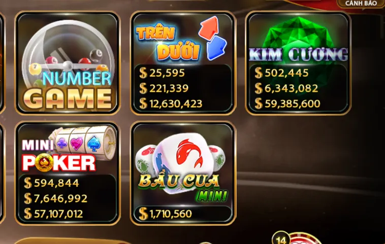 Danh Mục Trò Chơi Tại Sảnh Minigame HitClub Đầy Kịch Tính Đỉnh Cao