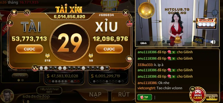 Siêu Phẩm Tài Xỉu Livestream Tại HitClub Đỉnh Cao Của Sự Minh Bạch Và May Mắn