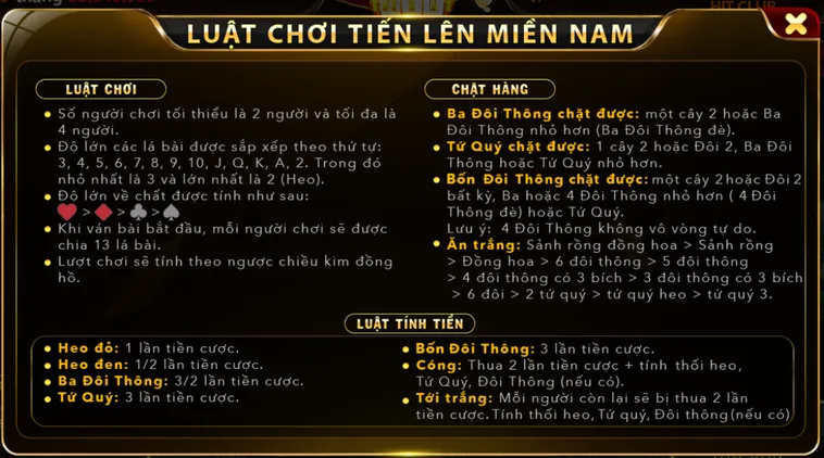 Trải Nghiệm Tiến Lên Miền Nam Tại HitClub Đỉnh Cao Với Cơ Hội Nhận Thưởng Lớn