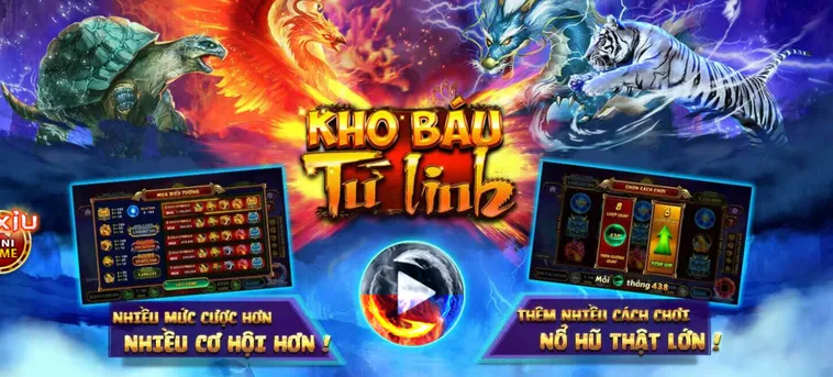 Trải Nghiệm Siêu Phẩm Nổ Hũ Kho Báu Tứ Linh Tại HitClub Đẳng Cấp Nhất
