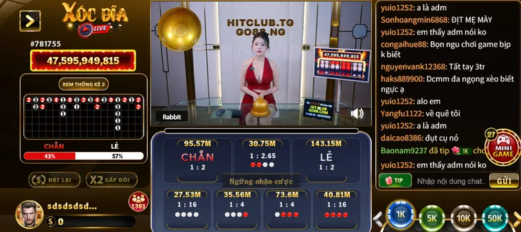 Chinh Phục Siêu Phẩm Xóc Đĩa Livestream Tại HitClub Thắng Lớn Mỗi Ván Cược